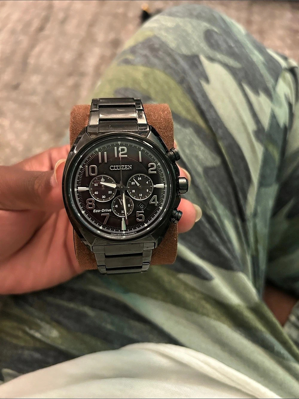Citizen Eco-Drive Brycen Chronograph Black IP Watch